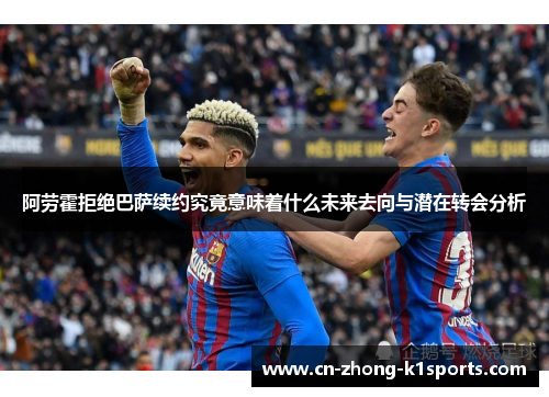 阿劳霍拒绝巴萨续约究竟意味着什么未来去向与潜在转会分析